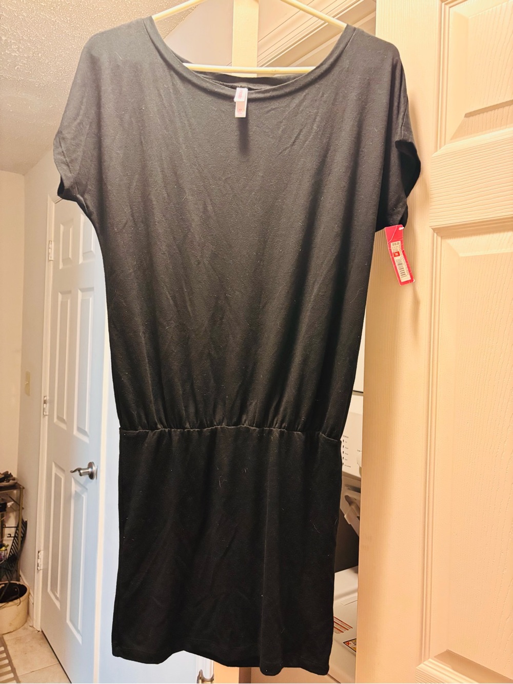 Xhilaration Black Short Sleeve Mini Dress